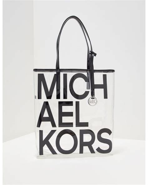 michael kors tote bag klein schwarz|Michael Kors clear tote bags.